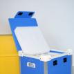 Close Up View of PP Box with Velco Strap